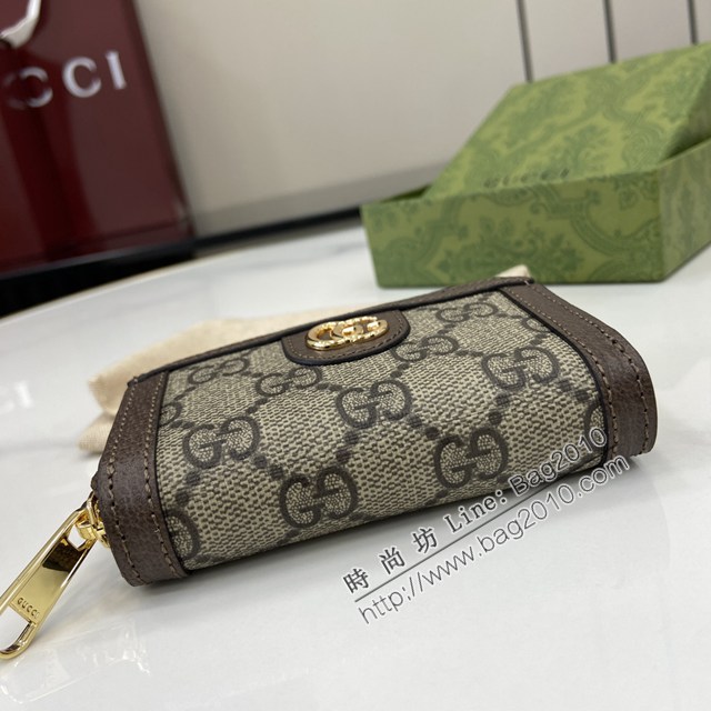 Gucci專櫃古馳最新款Ophidia系列小鑰匙包 jh2837型號：772307
